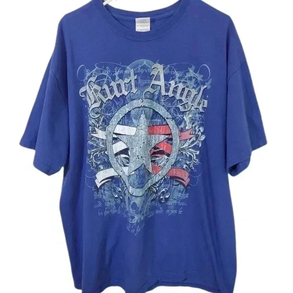 Legendary Strength: Kurt Angle Vertex Tee - Size XL" - Picture 1 of 6